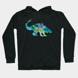 Ankylosaurus Watercolor Painting 2 Hoodie